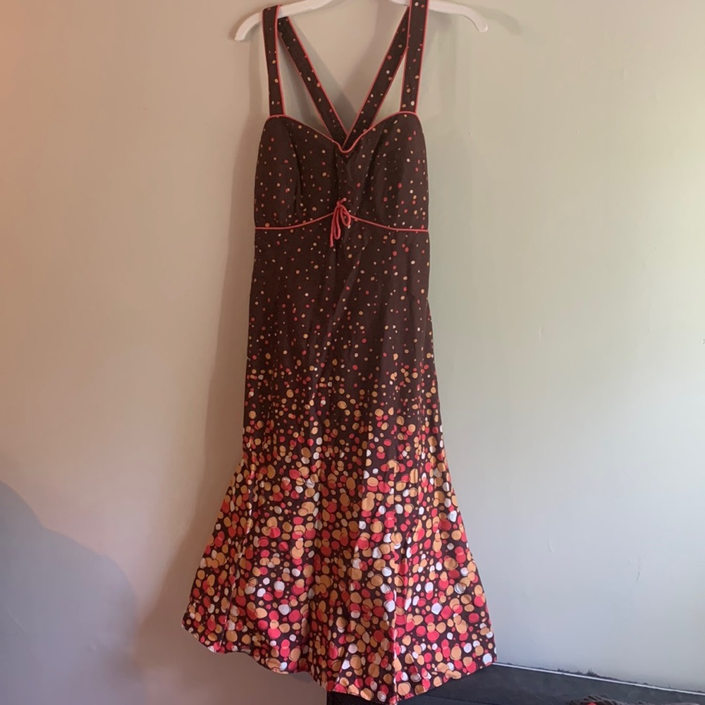 R&K Originals polka dot dress. Size 8